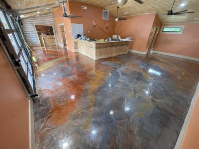 Polished concrete floors