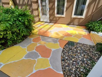 Decorative concrete Curbing des moines